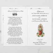 Katholieke Latijnse Mis Huwelijk Heilig Hart Progr (Voorkant / Achterkant)