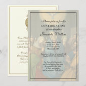 Katholieke legant bevestiging bevestiging kaart (Voorkant / Achterkant)