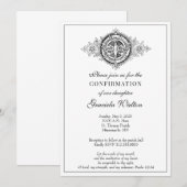 Katholieke legant bevestiging bevestiging kaart (Voorkant / Achterkant)