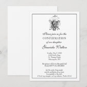 Katholieke legant bevestiging bevestiging kaart (Voorkant / Achterkant)