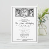 katholieke legant priest Ordination Jubileum Kaart (Staand voorkant)