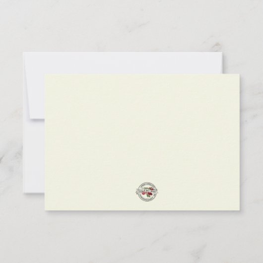 Katholieke Maagd Maria Bloemen begrafenismonument Bedankkaart (Achterkant)