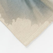 Katholieke Maagd Maria Floral Fleece Deken (Hoek)