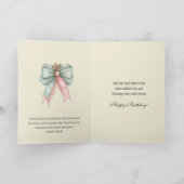 Katholieke Maagd Maria Jezus Verjaardag Kaart (Binnen)