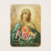 Katholieke Maagd Maria Jubileum Dood van 1 Visitekaartje (Voorkant)