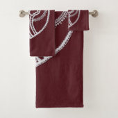 Katholieke Maagd Maria, kant Bad Handdoek (Insitu)