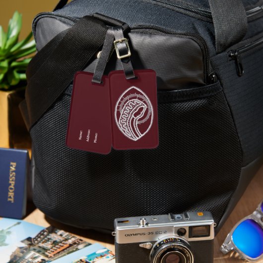 Katholieke Maagd Maria, kant Bagagelabel (Voorkant /achterkant)