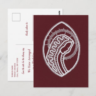 Katholieke Maagd Maria, kant Briefkaart