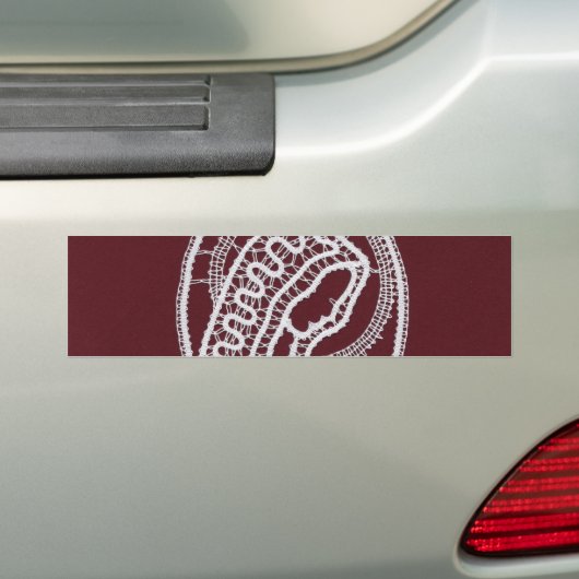 Katholieke Maagd Maria, kant Bumpersticker (Op auto)