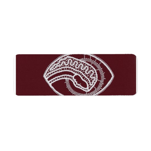 Katholieke Maagd Maria, kant Etiket (Voorkant)