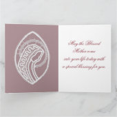 Katholieke Maagd Maria, kant Kaart (Binnen)