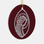 Katholieke Maagd Maria, kant Keramisch Ornament (Rechts)