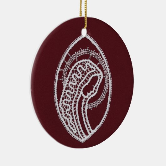 Katholieke Maagd Maria, kant Keramisch Ornament (Rechts)