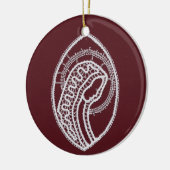 Katholieke Maagd Maria, kant Keramisch Ornament (Links)