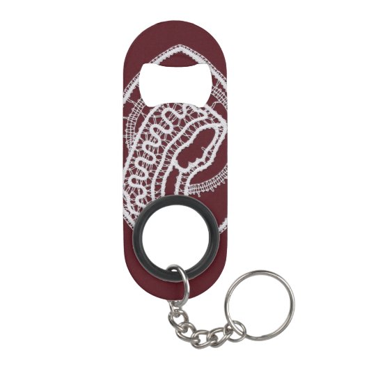 Katholieke Maagd Maria, kant Mini Flessenopener (Achterkant)