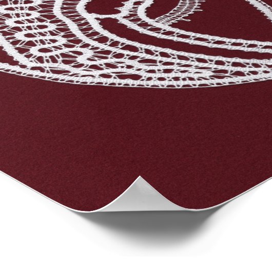 Katholieke Maagd Maria, kant Poster (Hoek)