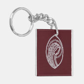 Katholieke Maagd Maria, kant Sleutelhanger (Voorkant Links)