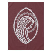 Katholieke Maagd Maria, kant Tafelkleed (Voorkant)