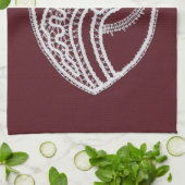 Katholieke Maagd Maria, kant Theedoek (Gevouwen)