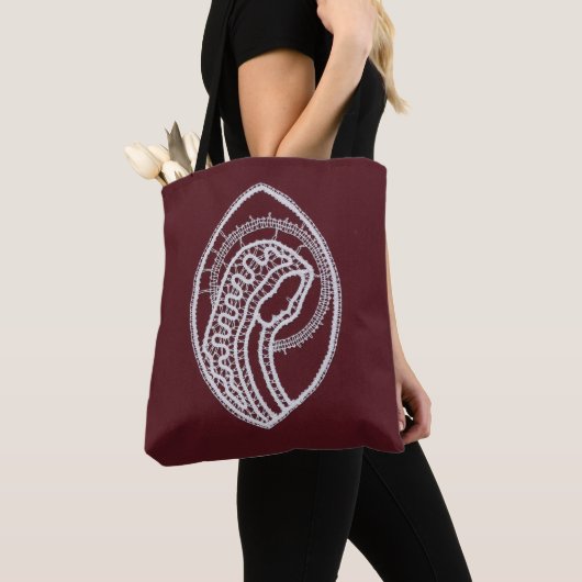 Katholieke Maagd Maria, kant Tote Bag (Dichtbij)
