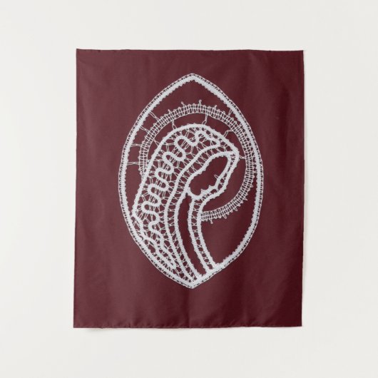 Katholieke Maagd Maria, kant Wandkleed (Voorkant)