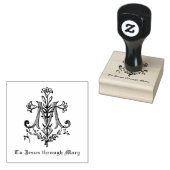 Katholieke Maagd Maria Marian symbool Rubberstempel (Gestempeld)