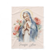 Katholieke Maagd Maria met rozen