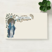 Katholieke Maagd Maria Religieuze Vintage Post-it® Notes (Kantoor)