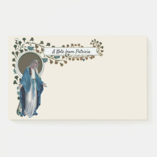 Katholieke Maagd Maria Religieuze Vintage Post-it® Notes