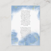 Katholieke Maagd Maria Zwangerschapsgebed Kaart Plaatskaartje (Achterkant)