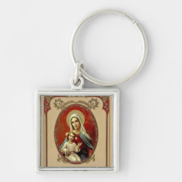 Katholieke Maagd Mary Baby Jesus Sleutelhanger