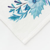 Katholieke Maagd Mary Baby Milestone Fleece Deken (Hoek)