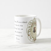 Katholieke Maagd Mary bidt Jezus Religie Koffiemok (Voorkant rechts)