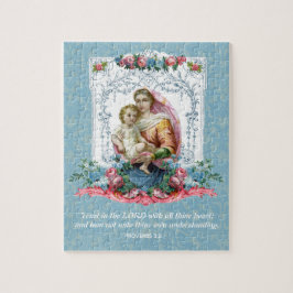 Katholieke Maagd Mary  citaat van de Manuscript Legpuzzel