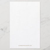 Katholieke Maagd Mary Cross Religieuze Stati Briefpapier (Achterkant)