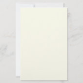 Katholieke Maagd Mary Elegant Religieuze Floral Briefpapier (Achterkant)