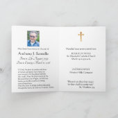 Katholieke Maagd Mary Funeral Heilige Kaart (Binnen)