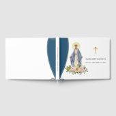 Katholieke Maagd Mary Funeral Memorial Gastenboek (Volledig)