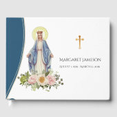 Katholieke Maagd Mary Funeral Memorial Gastenboek (Voorkant)