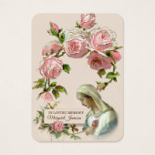 Katholieke Maagd Mary Funeral Memorial Prayer Heil Visitekaartje (Voorkant)