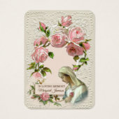 Katholieke Maagd Mary Funeral Memorial Prayer Heil Visitekaartje (Voorkant)