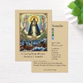 Katholieke Maagd Mary Funeral Prayer Heilige Kaart (Bureau)