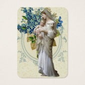 Katholieke Maagd Mary Funeral Prayer Memorial Card Visitekaartje (Voorkant)