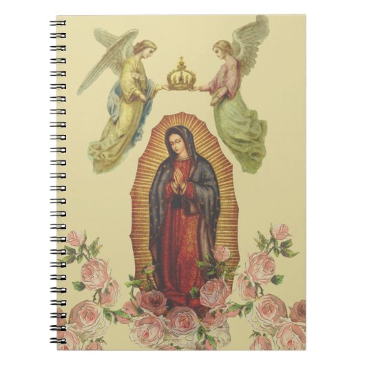 Katholieke Maagd Mary Guadalupe Religieuze Notitieboek (Voorkant)