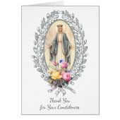 Katholieke Maagd Mary Hartelijk dank voor uw begra (Voorkant)