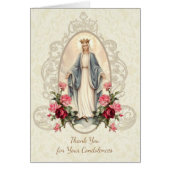 Katholieke Maagd Mary Hartelijk dank voor uw begra (Voorkant)