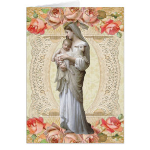 Katholieke Maagd Mary Hartelijk dank voor uw begra