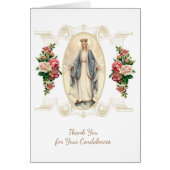 Katholieke Maagd Mary Hartelijk dank voor uw begra (Voorkant)