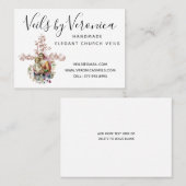 Katholieke Maagd Mary Jesus Cross Religieuze Visitekaartje (Voorkant / Achterkant)