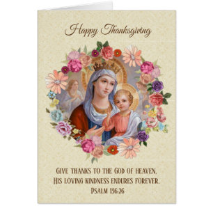 Katholieke Maagd Mary Jesus Floral